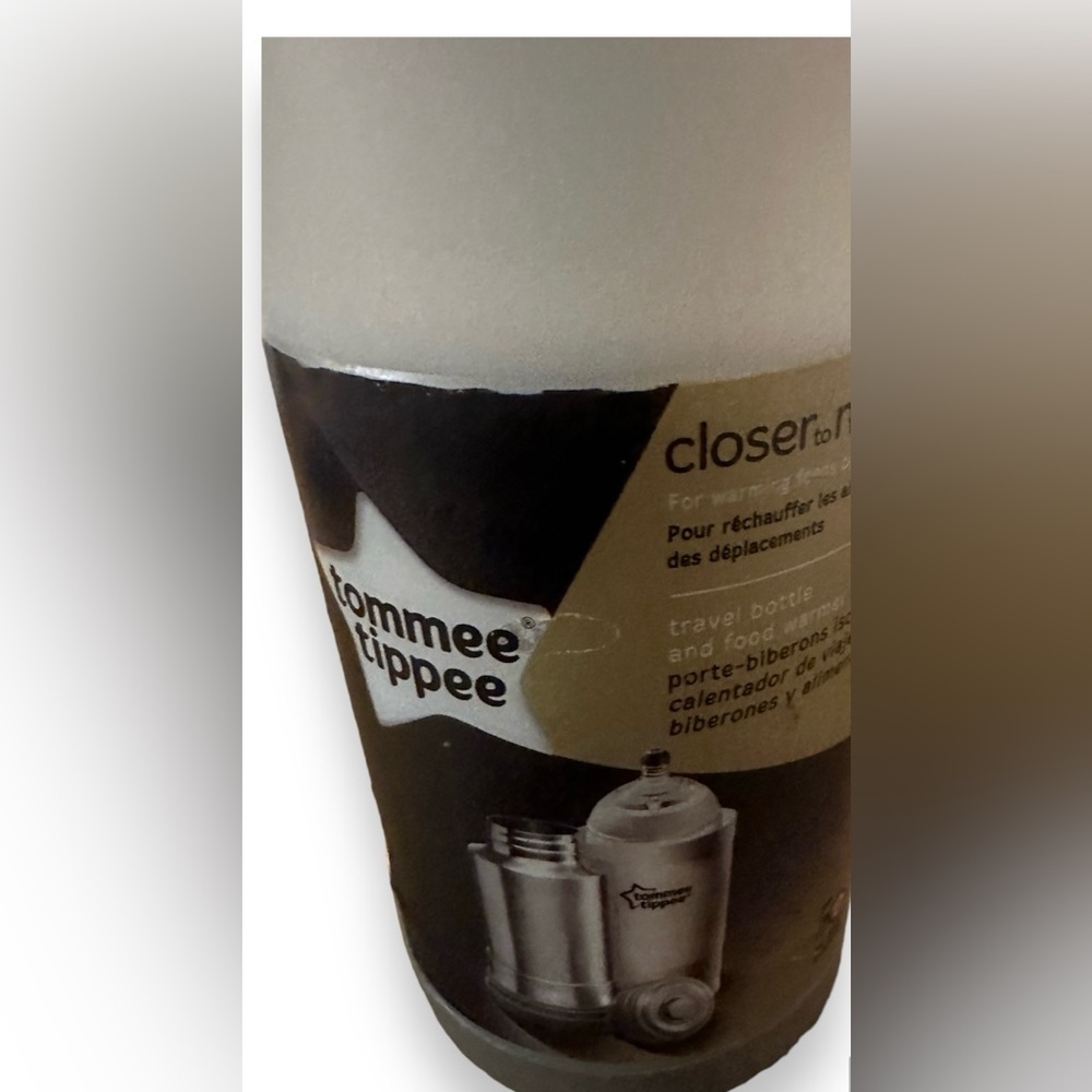 Tommee tippee travel bottle, warmer